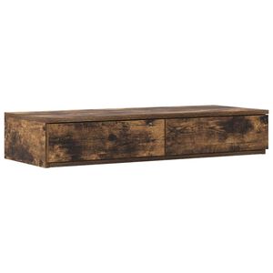 vidaXL Tiroirs de lit Ch&ecirc;ne fum&eacute; 80 x 36,5 x 16,5 cm Bois d'ing&eacute;nierie