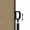vidaXL Auvent lat&eacute;ral r&eacute;tractable taupe 117x300 cm