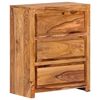 vidaXL Armoire &agrave; tiroirs 60x33x75 cm Bois d'acacia massif