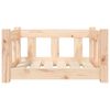 vidaXL Lit pour chien 55,5x45,5x28 cm bois de pin solide