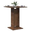 vidaXL Table de bistro Chêne marron 60x60x75 cm Bois d'ingénierie