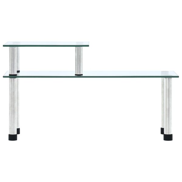 vidaXL Étagère de cuisine Transparent 45x16x26 cm Verre trempé