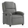 vidaXL Fauteuil inclinable gris fonc&eacute; tissu