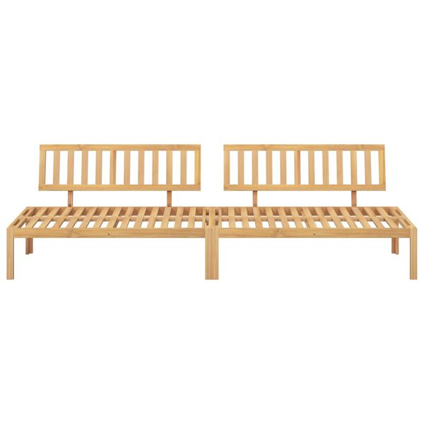 vidaXL Canap&eacute;s centraux palette de jardin 2 pcs bois massif d'acacia