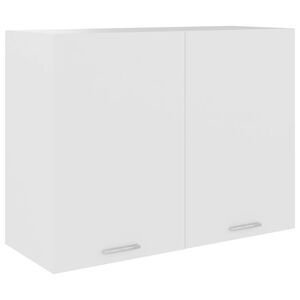 vidaXL Armoire suspendue "Lyon" Blanc 80 x 31 x 60 cm Bois d'ing&eacute;nierie