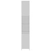 vidaXL Armoire de salle de bain Blanc 30x30x183,5 cm Bois d'ing&eacute;nierie