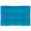vidaXL Coussin de palette bleu 120x80x12 cm tissu