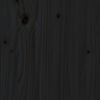 vidaXL Armoire à chaussures Noir 35x35x80 cm Bois de pin massif