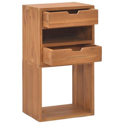 vidaXL Armoire de rangement 40x30x76 cm Bois de teck massif