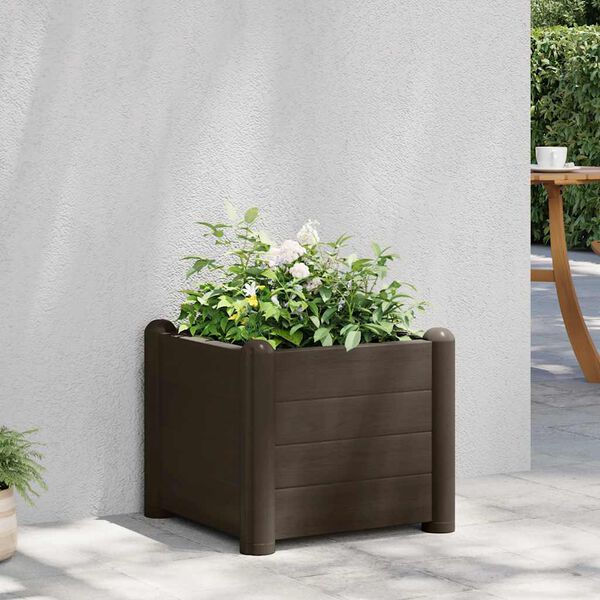 vidaXL Lit sur&eacute;lev&eacute; de jardin PP Moka 43x43x35 cm