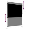 vidaXL Store roulant d'ext&eacute;rieur 150 x 270 cm Anthracite