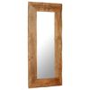 vidaXL Miroir cosm&eacute;tique 50x110 cm Bois solide d'acacia