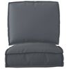 vidaXL Set de coussins de palette 2 pcs Anthracite Tissu Oxford