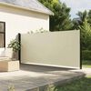 vidaXL Auvent latéral rétractable crème 180x600 cm