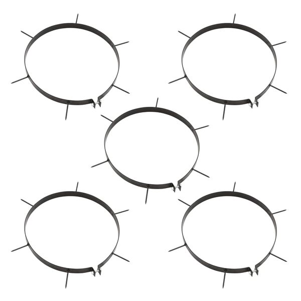 vidaXL Rouleau de jardin et de pelouse à tirer avec pinces aérateur noir 63 L en fer