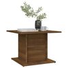 vidaXL Table basse chêne marron 55,5x55,5x40 cm bois d'ingénierie
