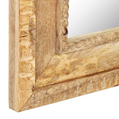 vidaXL Miroir 50x3x110 cm Bois de manguier massif