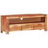 vidaXL Meuble TV 110x30x40 cm Bois d'acacia massif