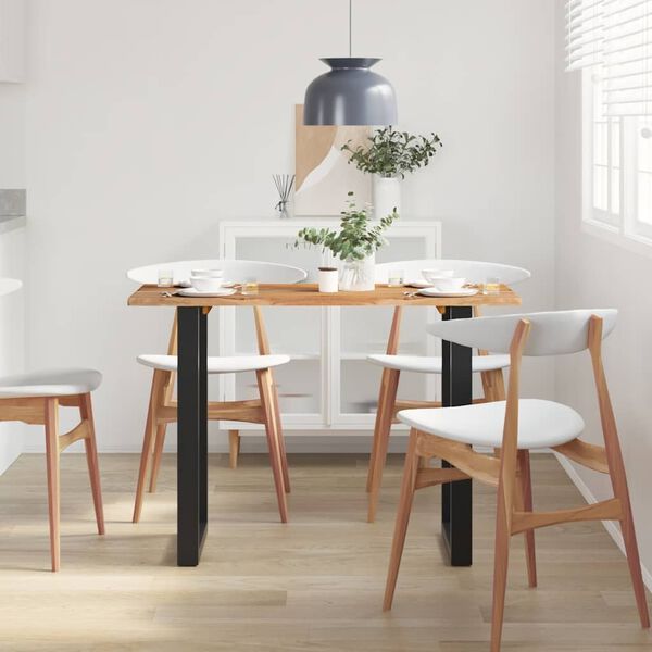 vidaXL Table &agrave; d&icirc;ner 110x50x76 cm Bois d'acacia solide
