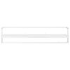 vidaXL Porte-serviettes Blanc 95x25x22 cm Fer