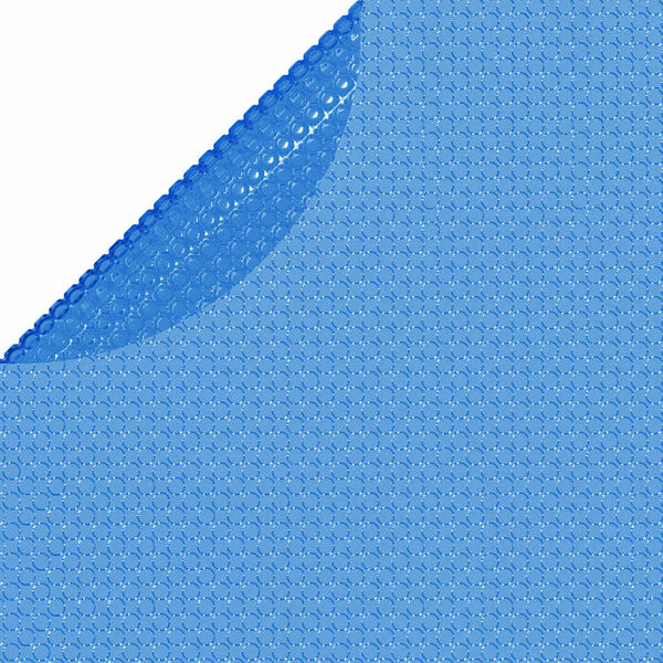 vidaXL Film solaire de piscine ronde PE 250 cm Bleu