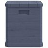 vidaXL Bo&icirc;te de rangement de jardin 90 L Anthracite
