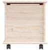 vidaXL Coffre de rangement à roulettes ALTA 73x39,5x43 cm bois de pin