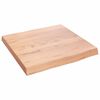 vidaXL Dessus de table bois massif traité bordure assortie
