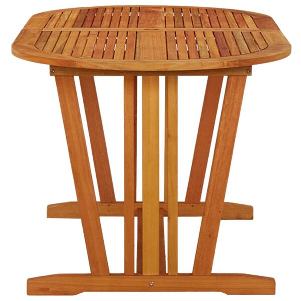 vidaXL Table de jardin 160x85x75 cm Bois d'eucalyptus solide