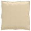 vidaXL Coussin Beige 70 x 70 x 12 cm Tissu Oxford