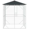 vidaXL Cage pour oiseaux Anthracite 215 x 208 x 247 cm Acier galvanisé