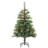 vidaXL Sapin de No&euml;l artificiel articul&eacute; 150 LED et boules 150 cm