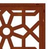 vidaXL D&eacute;coration murale jardin 55x55 cm acier corten design mauresque