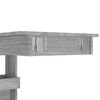 vidaXL Table bar murale Sonoma gris 102x45x103,5 cm Bois d'ing&eacute;nierie