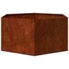 vidaXL Jardini&egrave;re Rouill&eacute; 90x90x45 cm Acier corten