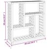 vidaXL &Eacute;tag&egrave;re murale 49x15x49 cm Bois massif de noyer