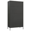 vidaXL Garde-robe Anthracite 90x50x180 cm Acier