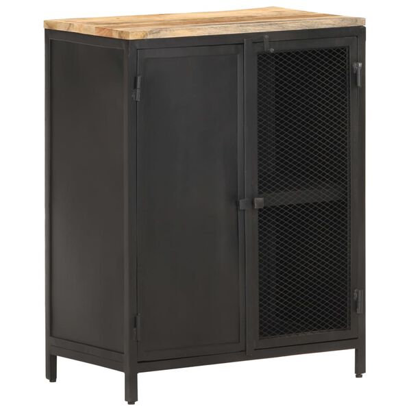 vidaXL Buffet 60x35x78 cm Bois de manguier massif brut