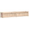 vidaXL Jardini&egrave;res 2 pcs bois de pin massif