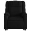 vidaXL Fauteuil inclinable de massage noir tissu