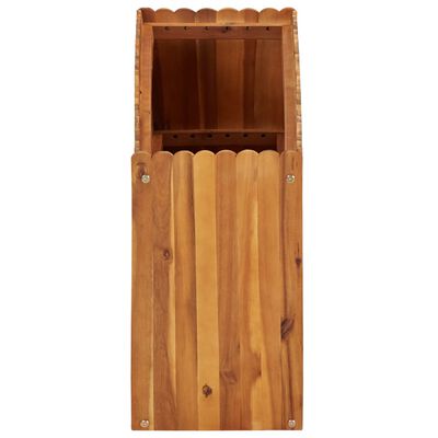 vidaXL Lit surélevé de jardin 100x30x50 cm Bois massif d'acacia