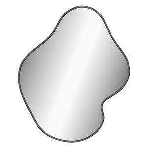 vidaXL Miroir mural Noir 60x50 cm