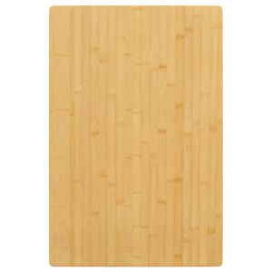 vidaXL Dessus de table 60x100x1,5 cm bambou