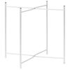 vidaXL Table d'appoint Argenté 40x40x41 cm Verre