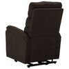 vidaXL Fauteuil Marron foncé Tissu