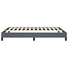 vidaXL Cadre de lit gris foncé 152x203 cm velours