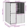 vidaXL Cage pour oiseaux Anthracite 154 x 154 x 200 cm Acier galvanisé