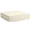 vidaXL Set de coussins de palette 2 pcs Cr&egrave;me Tissu Oxford
