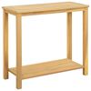 vidaXL Table console de jardin 80x35x75 cm Bois d'acacia solide