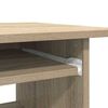 vidaXL Bureau Ch&ecirc;ne sonoma 80x45x74 cm Bois d&rsquo;ing&eacute;nierie